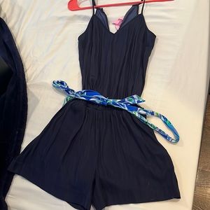 Navy Lilly Pulitzer Romper
